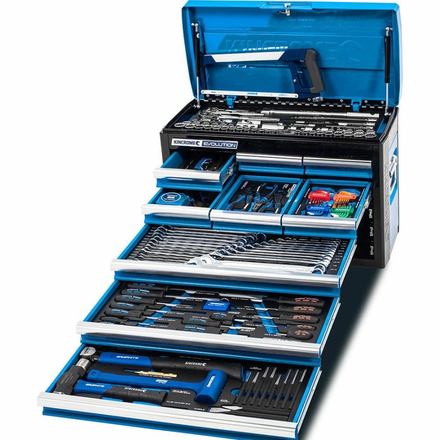 Kincrome Tools Kincrome | Kincrome Evolution Tool Chest Kit 172 Piece 9 Drawer Deep K1215 Fire Sale