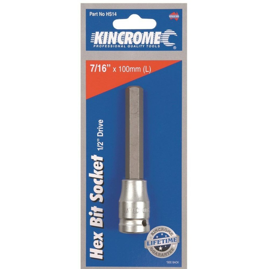 Kincrome Tools Kincrome | Kincrome 7/16Inch 1/2Inch Hex Bit Socket Drive Hs14 Shoping Model