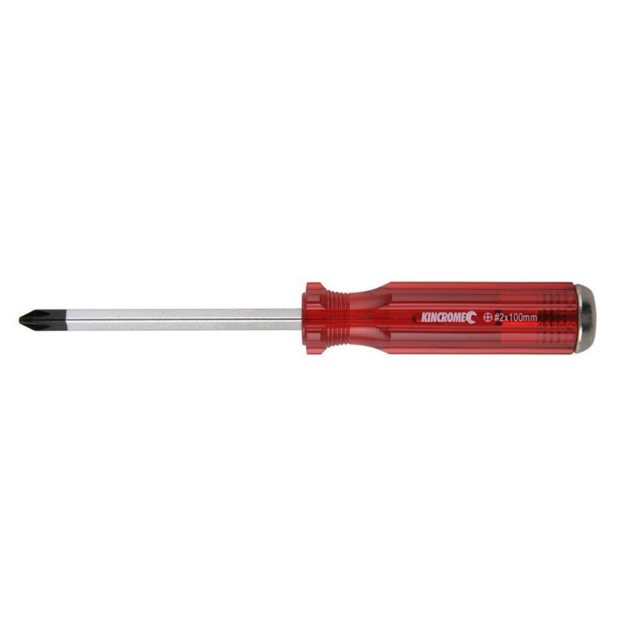 Kincrome Tools Kincrome | Kincrome No 2 X 100Mm Thru-Tang Phillips Screwdriver K5180 Sales