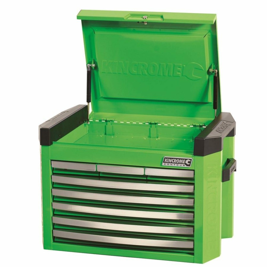 Kincrome Tools Kincrome | Kincrome Contour Tool Workshop 228 Piece 15 Drawer W. Trolley Green K1503G Sale