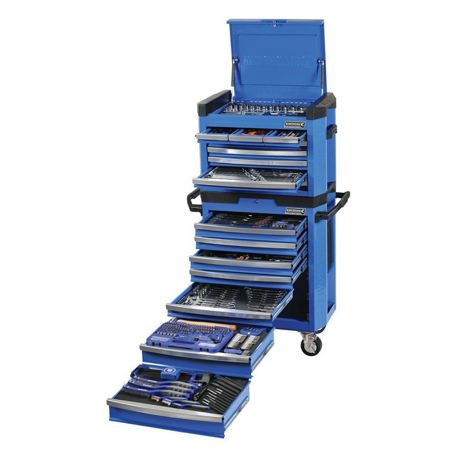 Kincrome Tools Kincrome | Kincrome Contour Tool Workshop 472 Piece 15 Drawer W. Trolley Blue K1500 Half Price