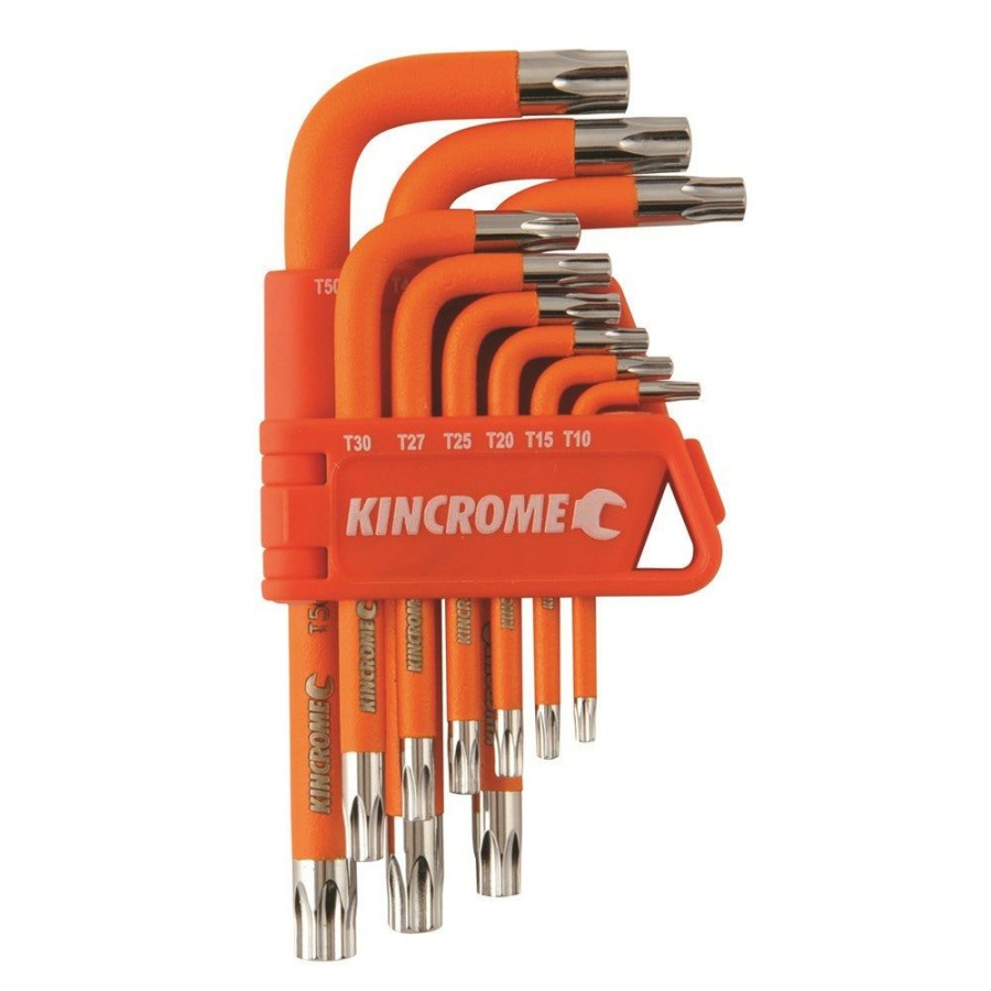 Kincrome Tools Kincrome | Kincrome Tamperproof Torx Key Set Short Series 9 Piece K5145 Trend Model