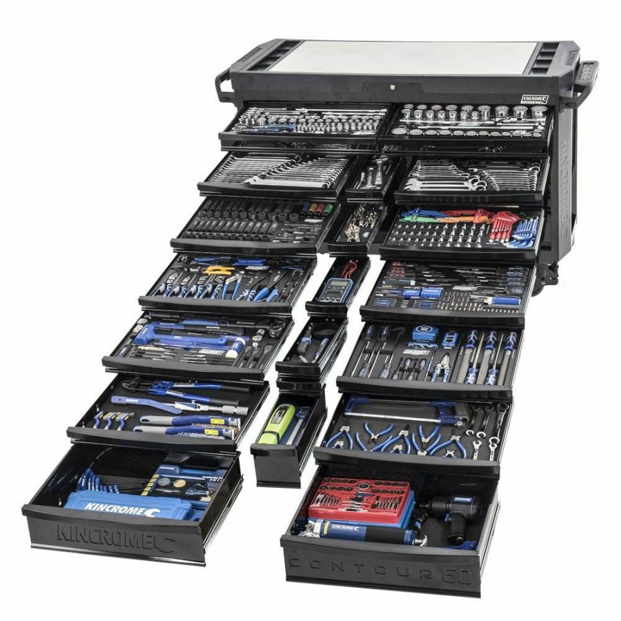 Kincrome Tools Kincrome | Kincrome Contour 60 Tool Trolley Kit Black Series 674 Piece K1562Mb New Collections