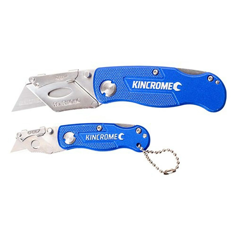 Kincrome Tools Kincrome | Kincrome 2 Piece Lock-Back Folding Utility Knife Set K060022 Sales