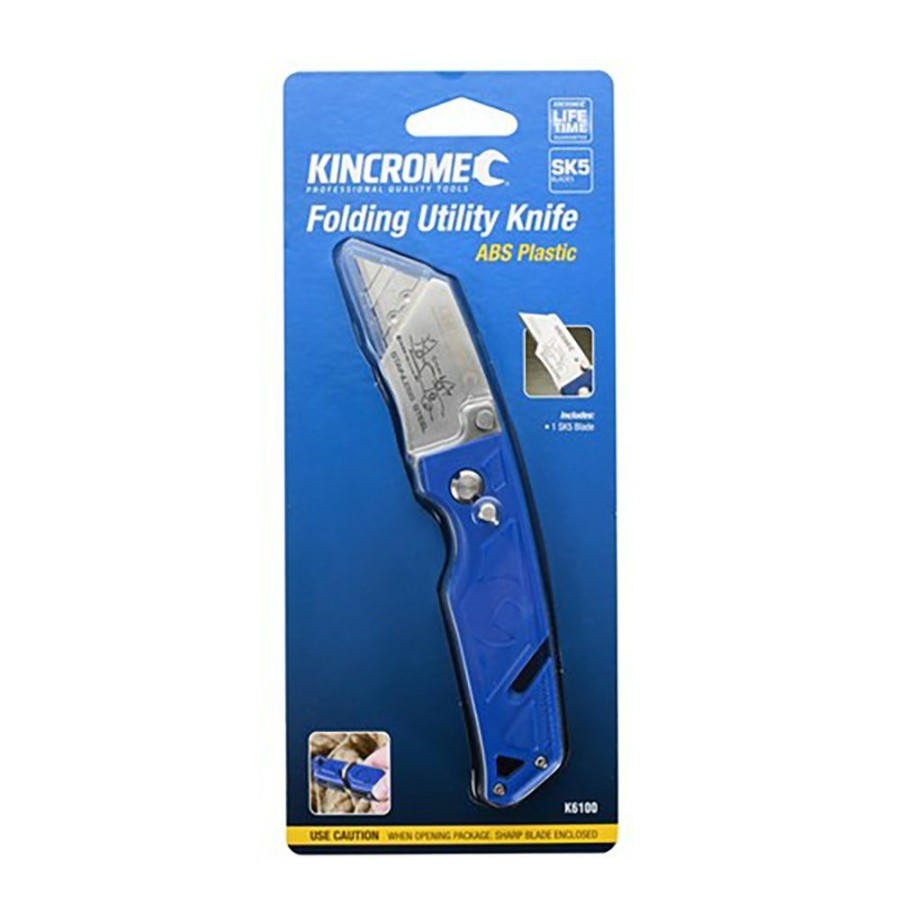 Kincrome Tools Kincrome | Kincrome Folding Utility Knife Plastic K6100 Fire Sale