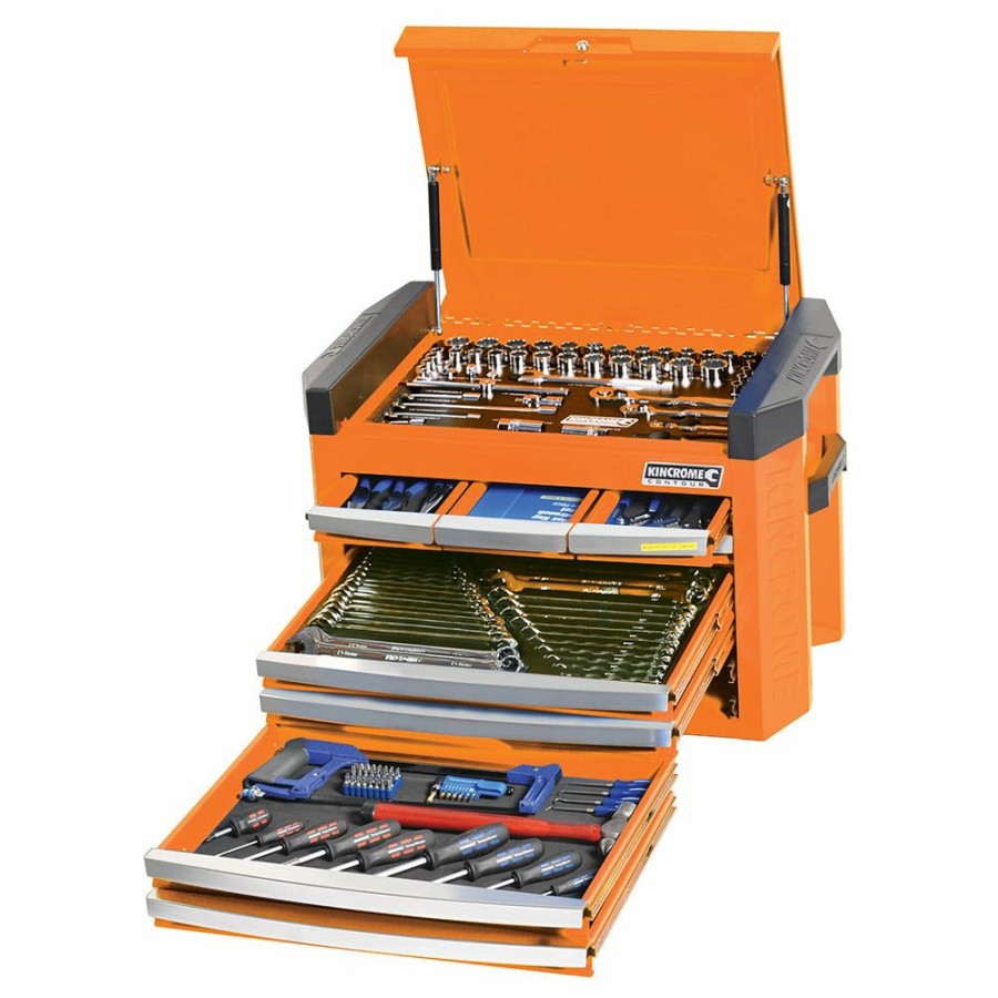 Kincrome Tools Kincrome | Kincrome Contour Tool Chest Kit 207 Piece Orange K1509O Large Choice