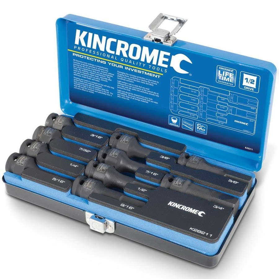 Kincrome Tools Kincrome | Kincrome 10 Piece 1/2Inch Drive Af Impact Socket Set K28211 Sales