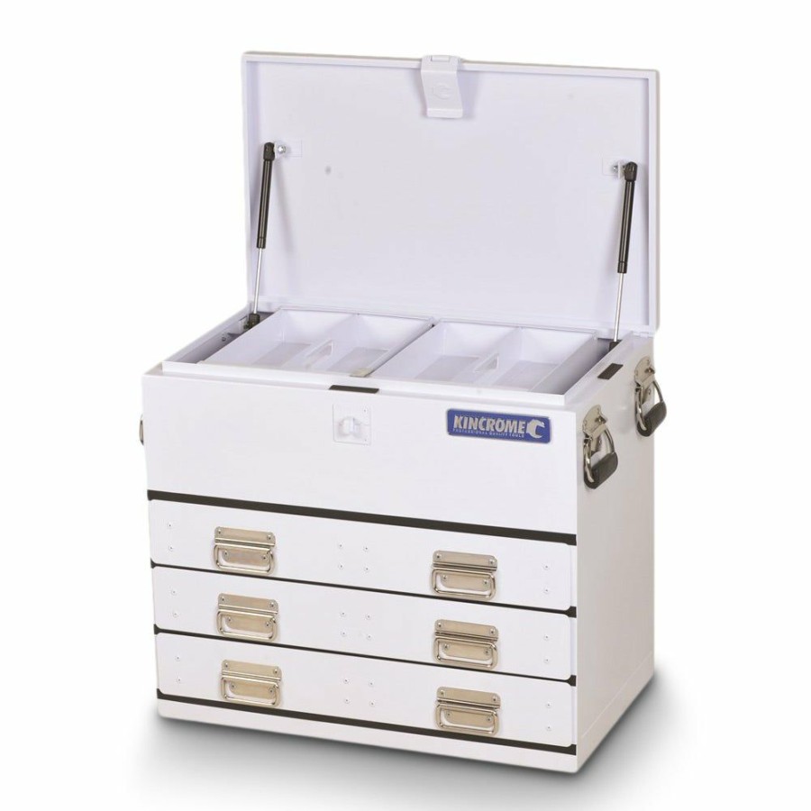 Kincrome Tools Kincrome | Kincrome 3 Drawer Truck Box White 51085W New Collections