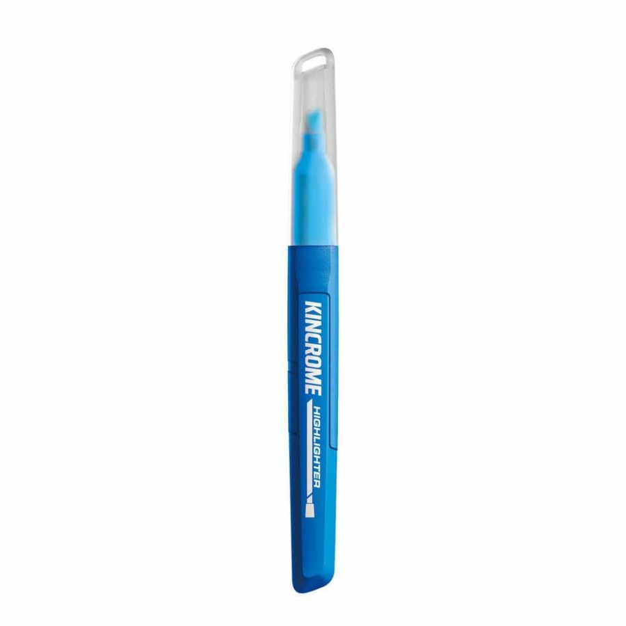 Kincrome Tools Kincrome | Kincrome Highlighter Marker Chisel Tip Blue K11764 Classical Style