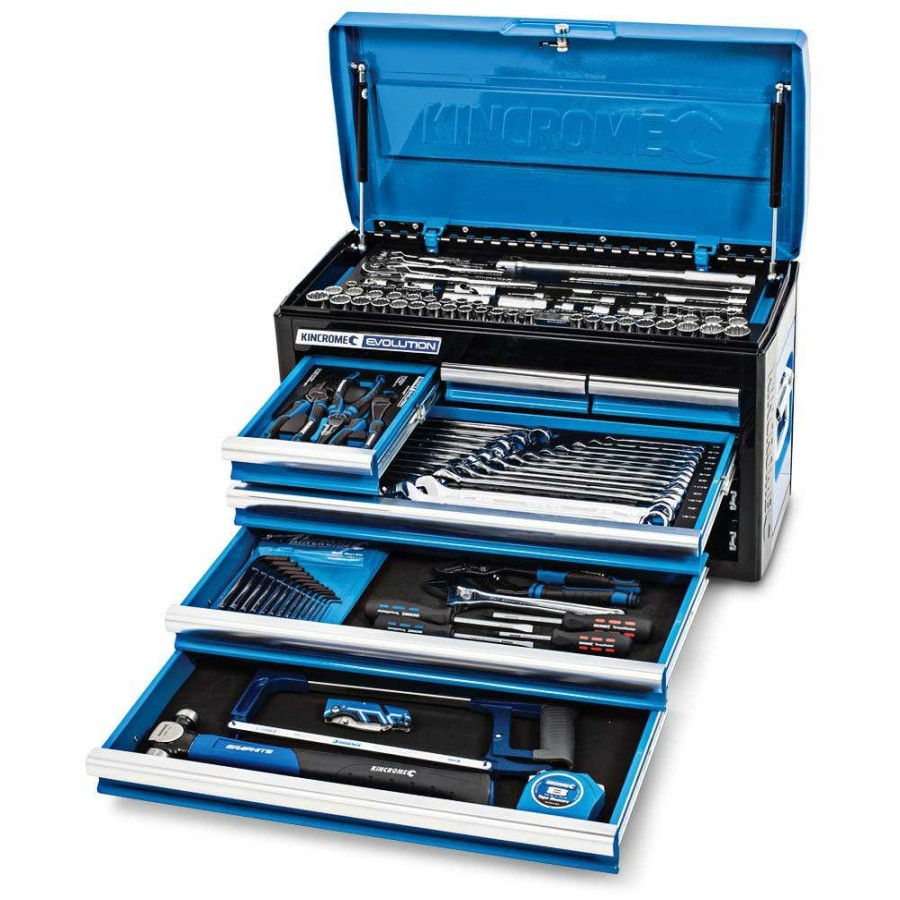 Kincrome Tools Kincrome | Kincrome 133 Piece 6 Drawer Evolution Tool Chest Kit K1210 Trend Model