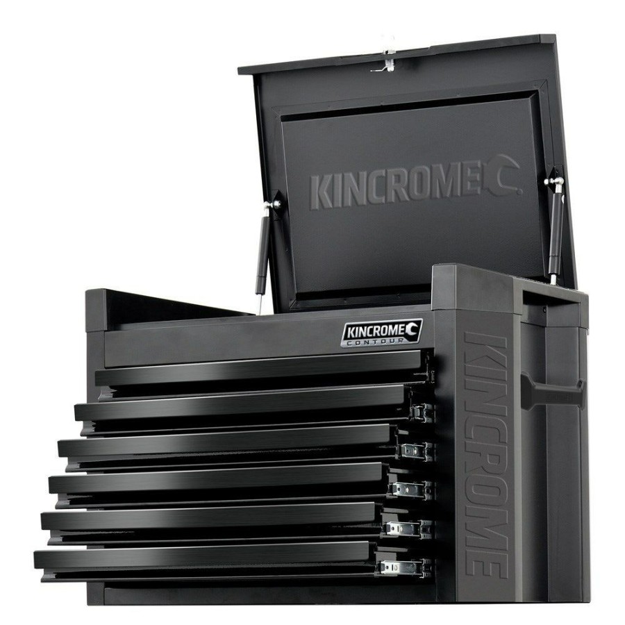 Kincrome Tools Kincrome | Kincrome 6-Drawer Contour Tool Chest Black Series K7526 Classical Style