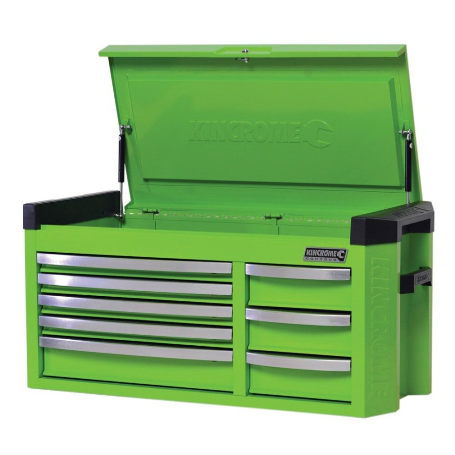 Kincrome Tools Kincrome | Kincrome Contour 42Inch Tool Chest 8 Drawer Extra Wide Green K7758G Trend Model