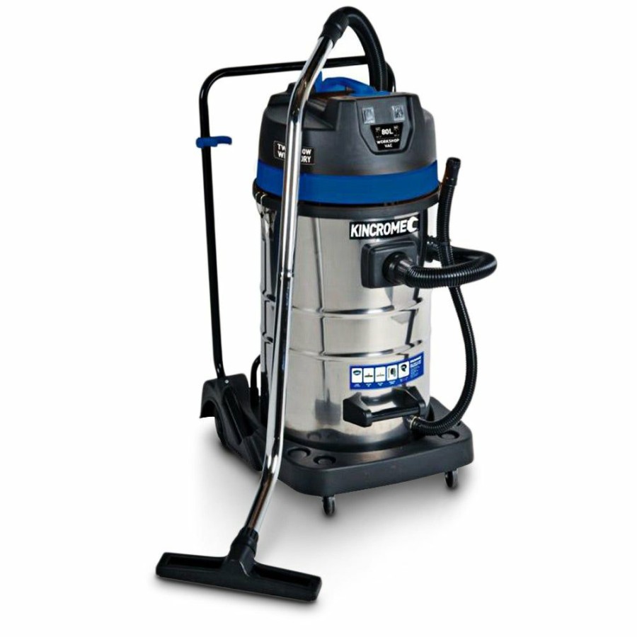 Kincrome Tools Kincrome | Kincrome 240V / Twin 1000W 80L Wet & Dry Workshop Vacuum Kp705 Classical Style