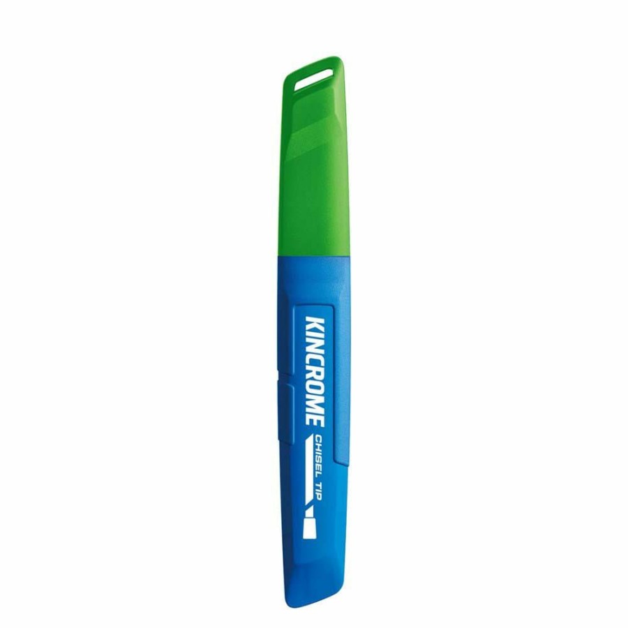 Kincrome Tools Kincrome | Kincrome Permanent Marker Chisel Tip Green K11759 Trend Model