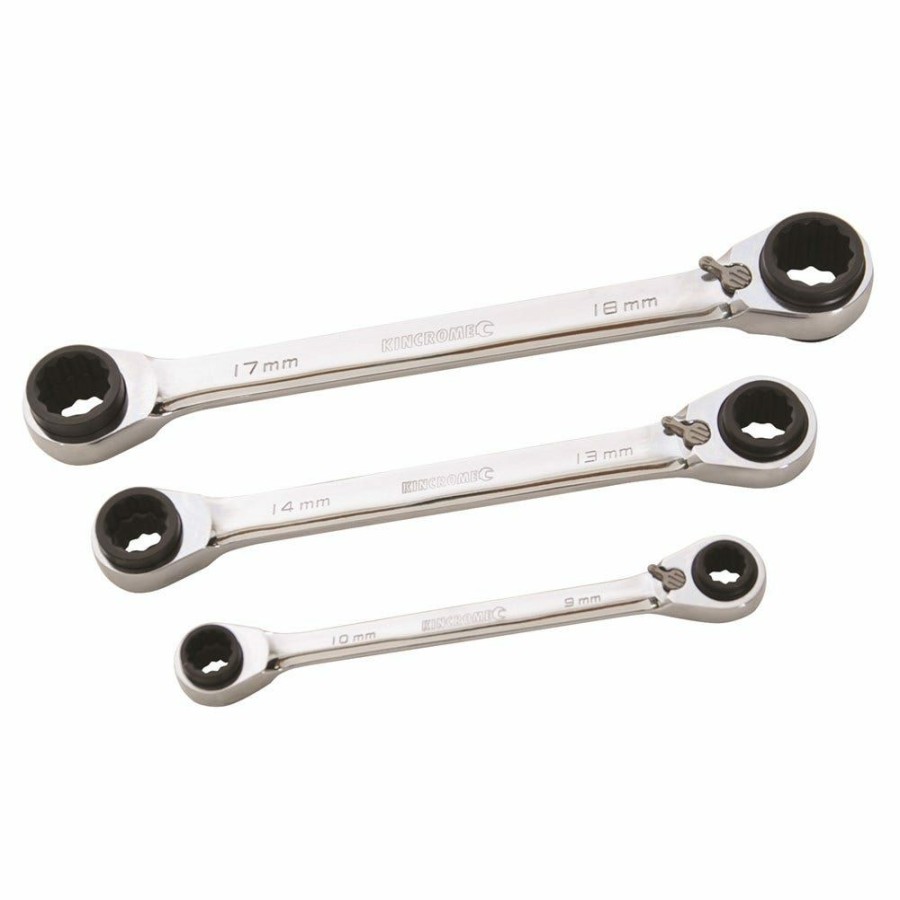 Kincrome Tools Kincrome | Kincrome 3Pc Double Ring 12 In 3 Gear Spanner Set K3007 Delicate Design