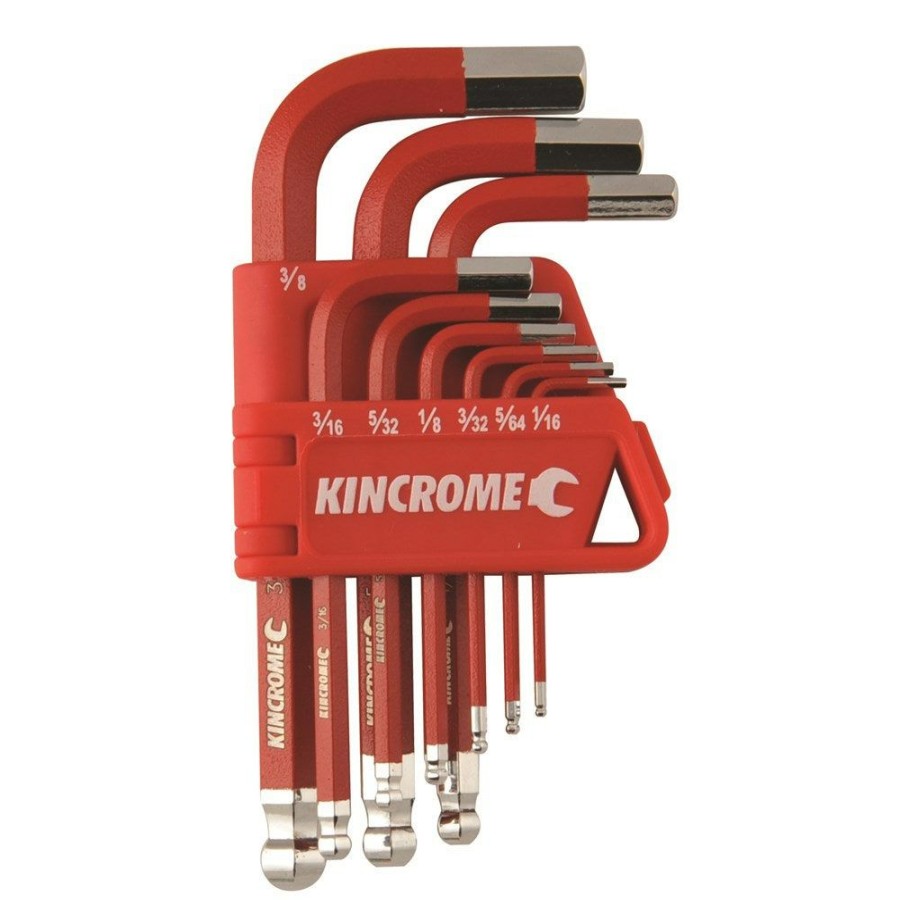 Kincrome Tools Kincrome | Kincrome Ball Joint Hex Key & Wrench Set Short 9 Piece K5142 Free Delivery