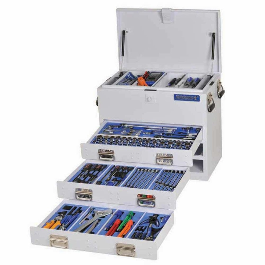 Kincrome Tools Kincrome | Kincrome 280 Piece 1/4, 3/8 & 1/2 Inch Drive Truck Box Tool Kit White K1255W Half Price