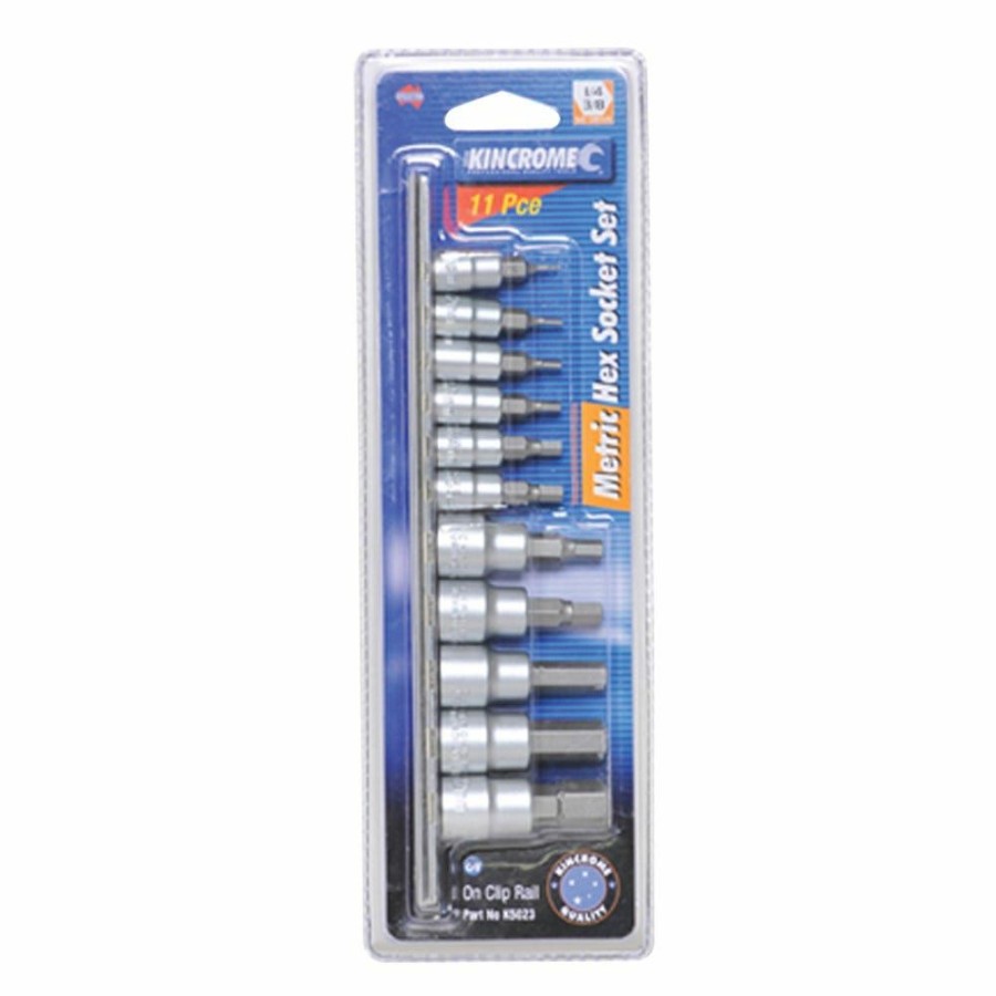 Kincrome Tools Kincrome | Kincrome 11Pc Metric Hex Socket Set K5023 Nice Style