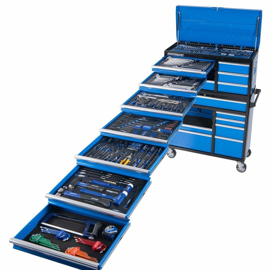 Kincrome Tools Kincrome | Kincrome Evolution Tool Workshop 367 Piece 18 Drawer W. Trolley K1229 Exactly Discount