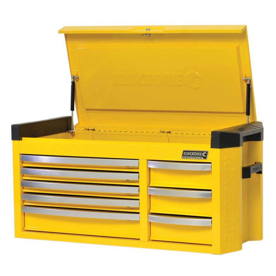 Kincrome Tools Kincrome | Kincrome Contour 42Inch Tool Chest 8 Drawer Extra Wide Yellow K7758Y Promotions