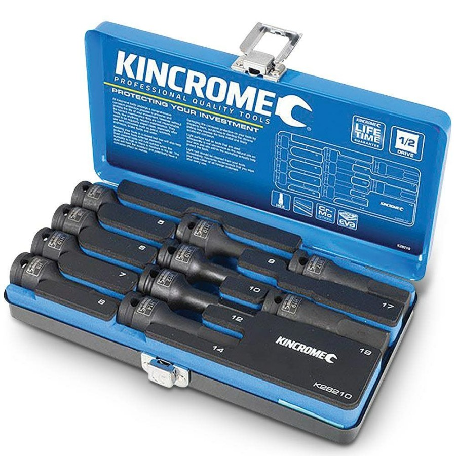 Kincrome Tools Kincrome | Kincrome 10 Piece 1/2 Drive Metric Inhex Socket Set K28210 Fire Sale