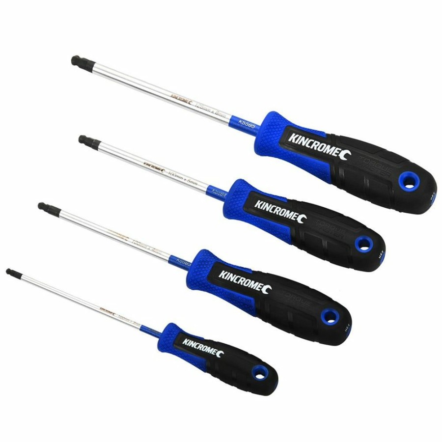 Kincrome Tools Kincrome | Kincrome Torquemaster Ball-Hex Screwdriver Set 4 Piece K5588 Promotions