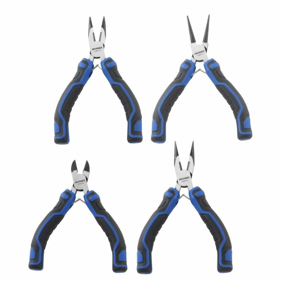 Kincrome Tools Kincrome | Kincrome 4 Piece Technicians Mini Pliers Set K4226 Fire Sale