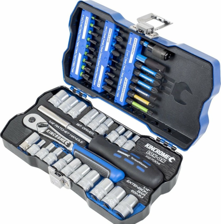 Kincrome Tools Kincrome | Kincrome 49 Piece 1/4Inch Drive Socket & Bit Set K27004 Sales