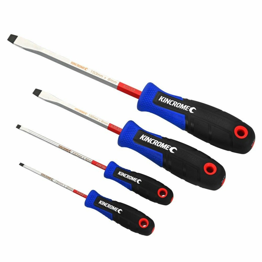 Kincrome Tools Kincrome | Kincrome Torquemaster Blade Screwdriver Set 4 Piece K5519 Half Price