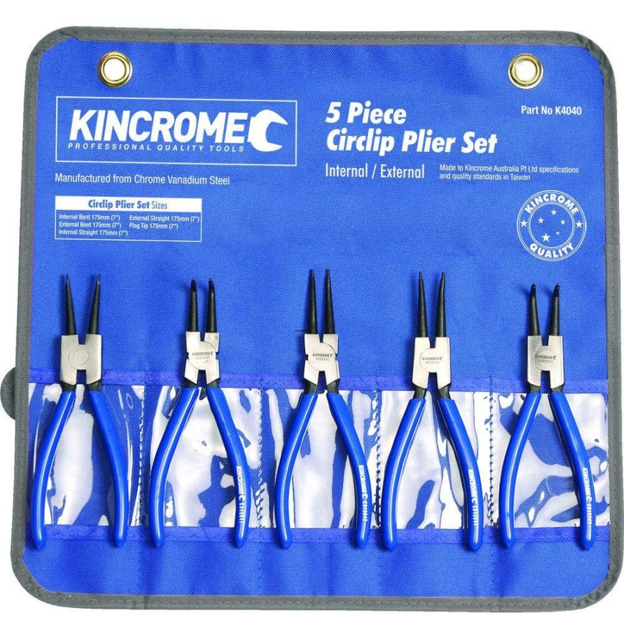 Kincrome Tools Kincrome | Kincrome 5 Piece Circlip Pliers Set New Collections