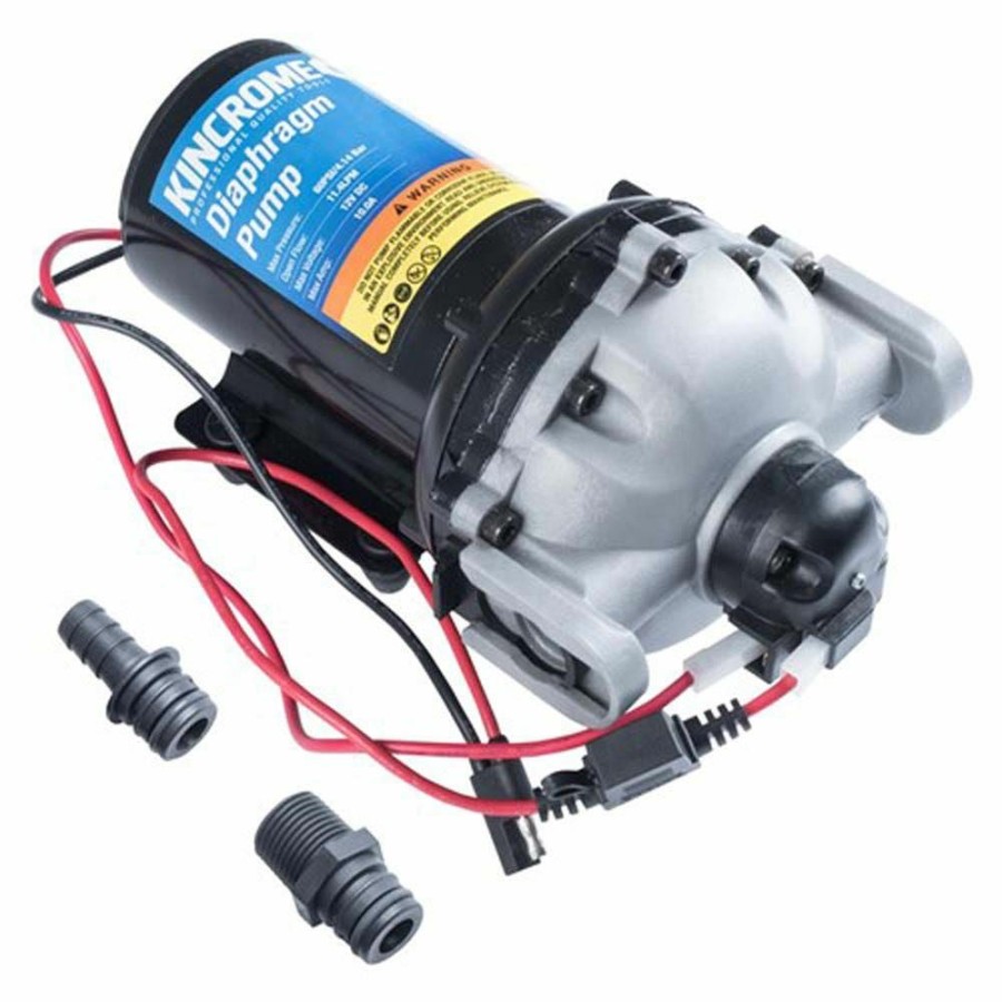 Kincrome Tools Kincrome | Kincrome 11.4Lpm 12V Diaphragm Pump Quick Connect K16104 Large Choice