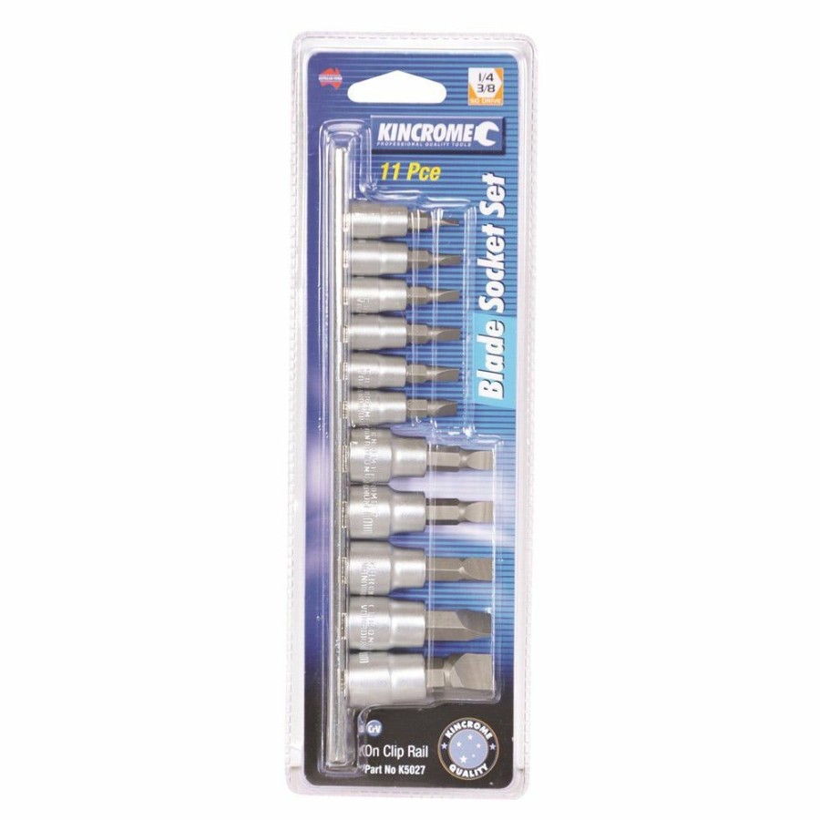 Kincrome Tools Kincrome | Kincrome 1/4Inch & 3/8Inch Blade Socket Set 11 Piece K5027 Sale