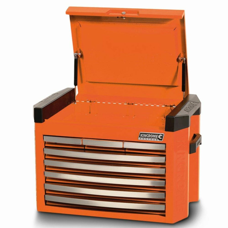 Kincrome Tools Kincrome | Kincrome 328 Piece 1/4, 3/8 And 1/2 Inch Drive Contour Tool Chest Kit Flame Orange K1502O Fire Sale