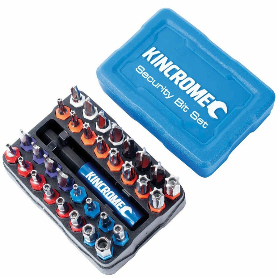 Kincrome Tools Kincrome | Kincrome 33 Piece 1/4Inch Hex Drive Security Bit & Holder Set Cheap Online