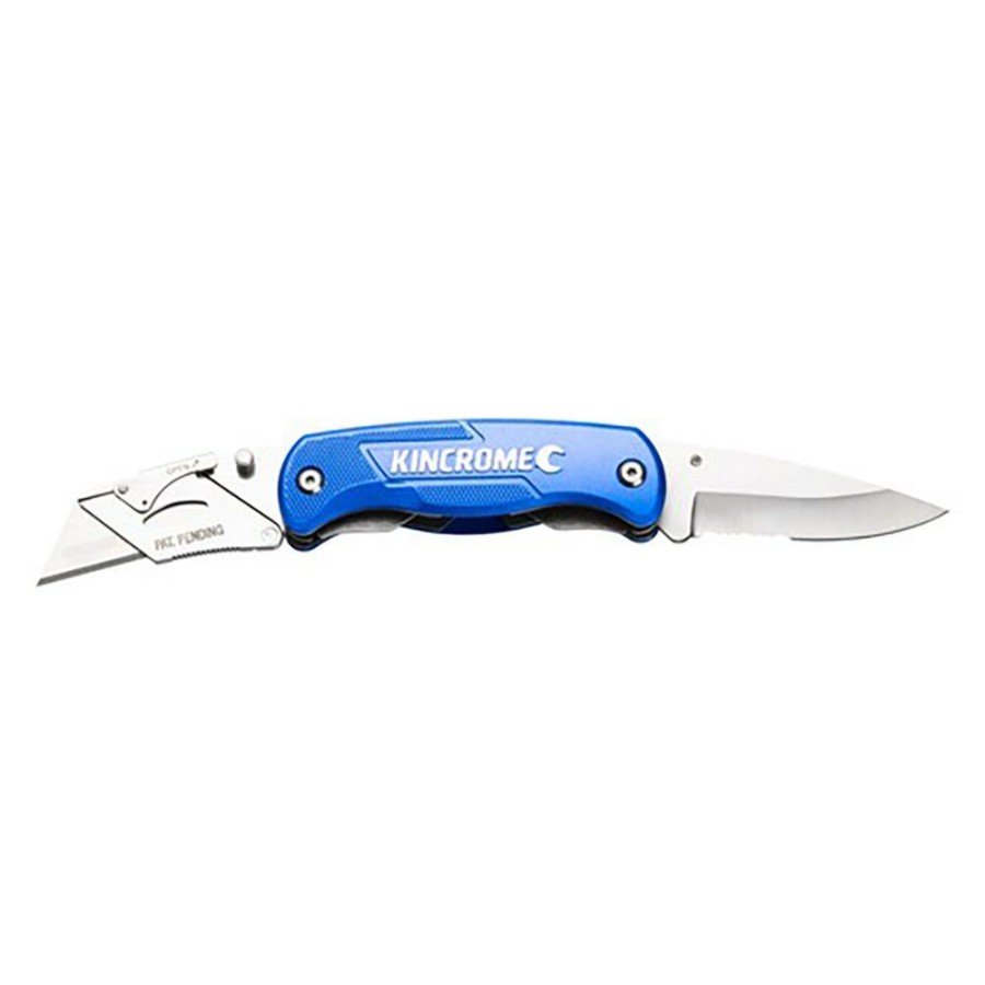 Kincrome Tools Kincrome | Kincrome Twin Blade Folding Utility Knife K6102 Free Delivery