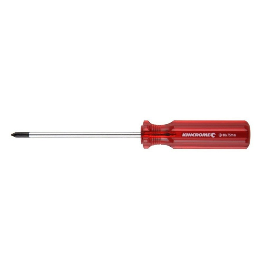 Kincrome Tools Kincrome | Kincrome No 0 X 75Mm Thru-Tang Phillips Screwdriver K5177 Exactly Discount