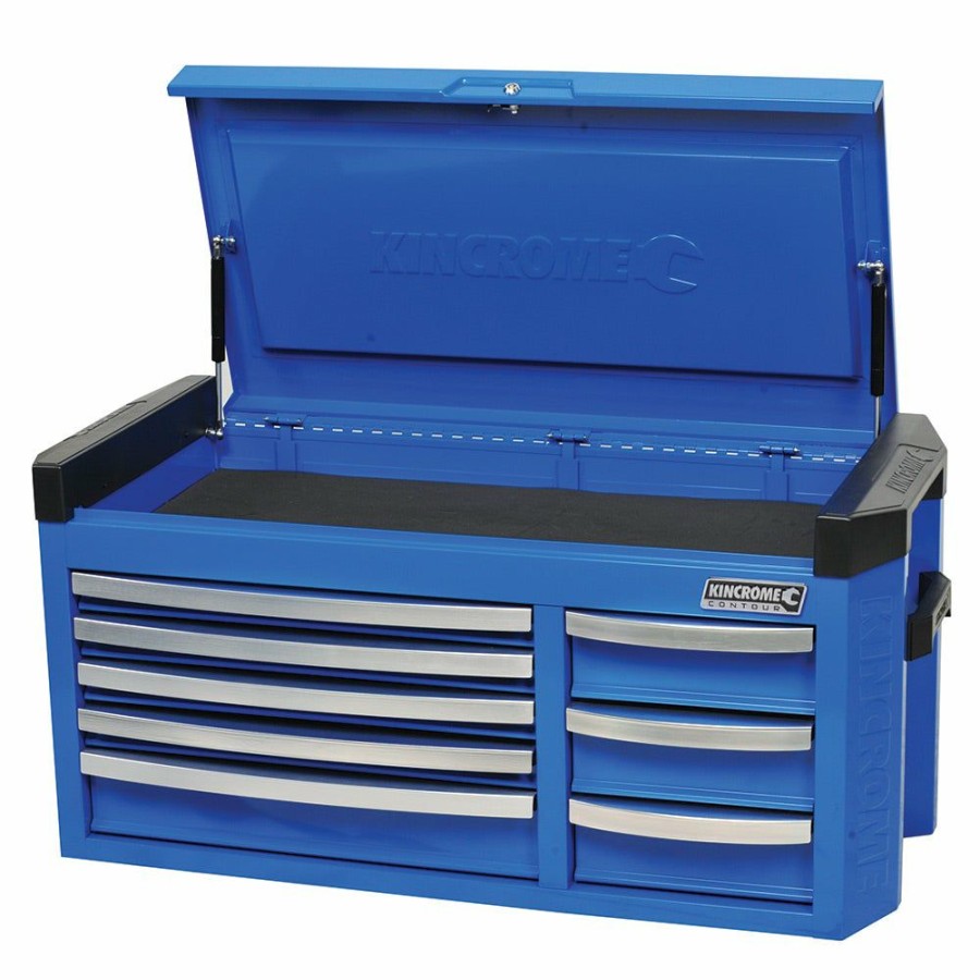 Kincrome Tools Kincrome | Kincrome Contour 42Inch Tool Chest 8 Drawer Extra Wide Blue K7758 High Quality