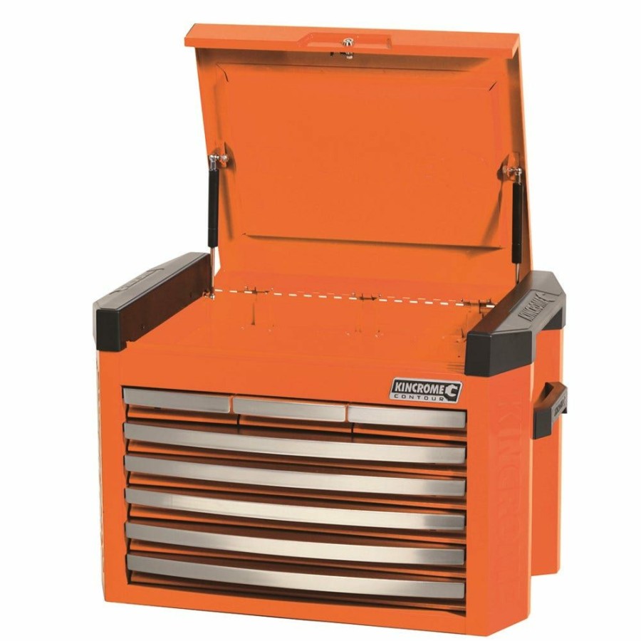 Kincrome Tools Kincrome | Kincrome Contour Tool Workshop 228 Piece 15 Drawer W. Trolley Orange K1503O Wholesale