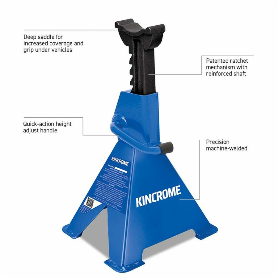 Kincrome Tools Kincrome | Kincrome 3000Kg Axle Stands Ratchet Style Pair K12074 Shoping Model