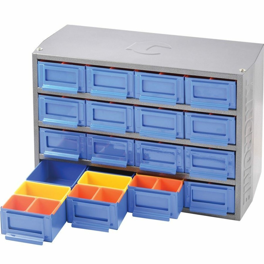 Kincrome Tools Kincrome | Kincrome 16 Drawer/64 Trays Interlockable Multi Cabinet K7640 Fire Sale