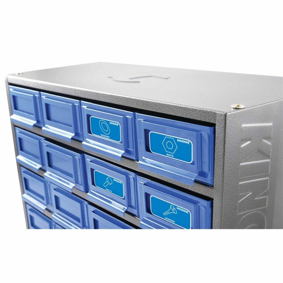 Kincrome Tools Kincrome | Kincrome 16 Drawer/64 Trays Interlockable Multi Cabinet K7640 Fire Sale