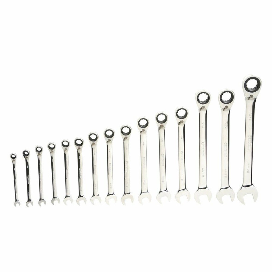 Kincrome Tools Kincrome | Kincrome 15 Piece Combination Gear Spanner Set Metric Reversible K3015 Less Expensive