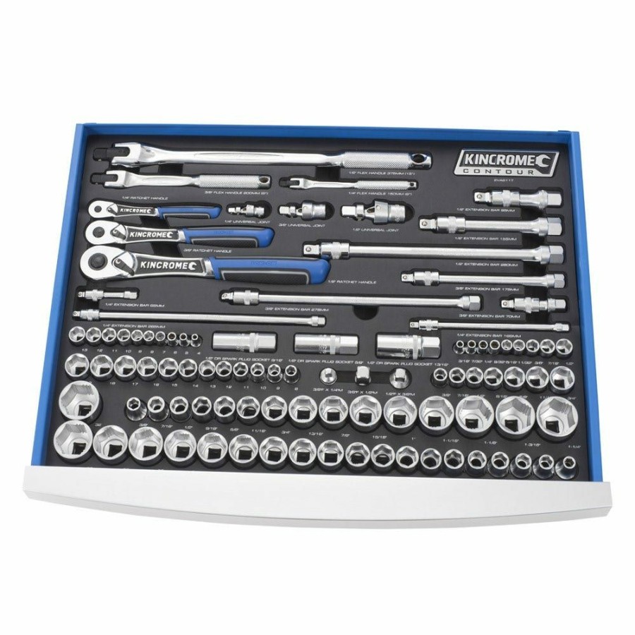 Kincrome Tools Kincrome | Kincrome Contour Tool Trolley Kit 242 Piece 7 Drawer Blue K1520 Large Choice