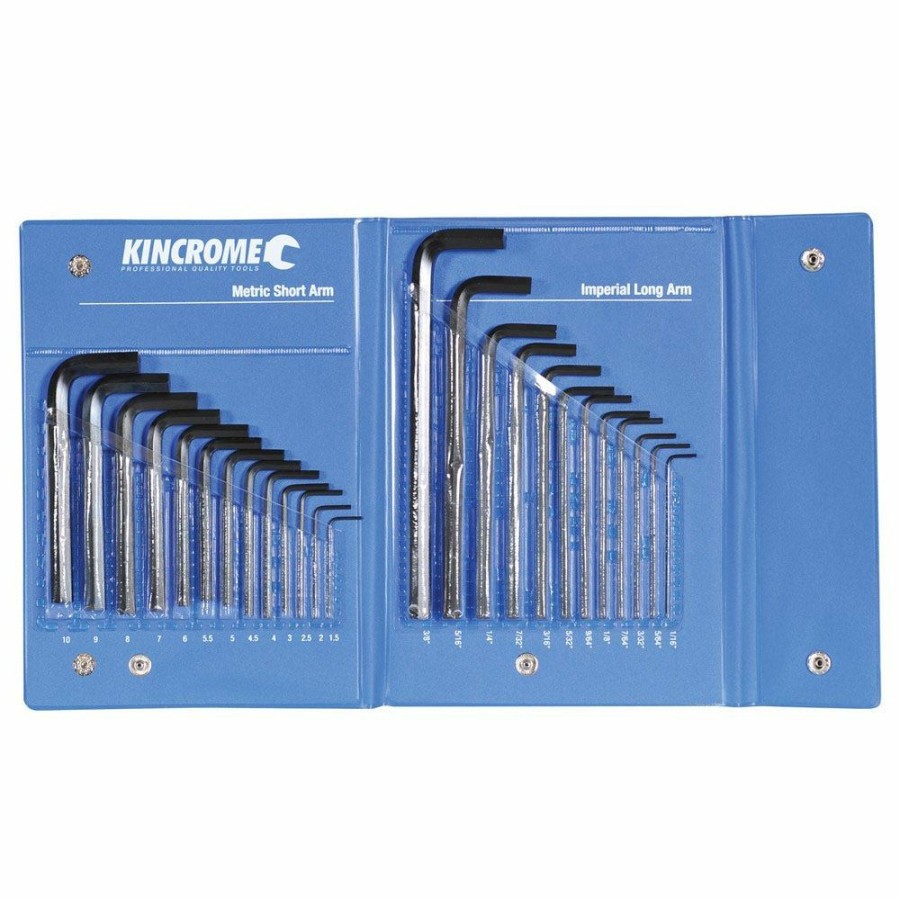 Kincrome Tools Kincrome | Kincrome Imperial & Metric Hex Key Wrench Set 25 Piece Hkw25C Sale