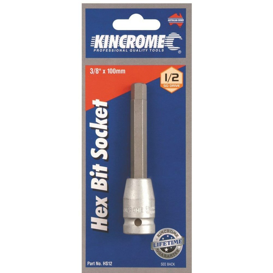 Kincrome Tools Kincrome | Kincrome 3/8Inch 1/2Inch Hex Bit Socket Drive Hs12 Classical Style