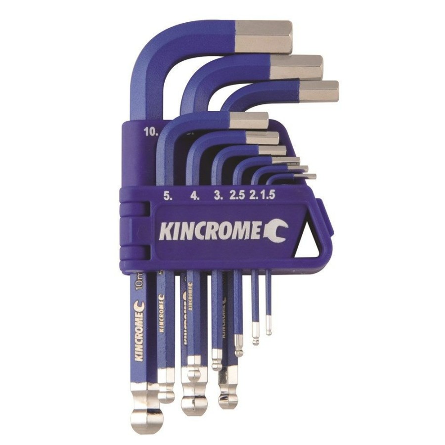 Kincrome Tools Kincrome | Kincrome Ball Joint Hex Key & Wrench Set Short 9 Piece K5143 Clearance