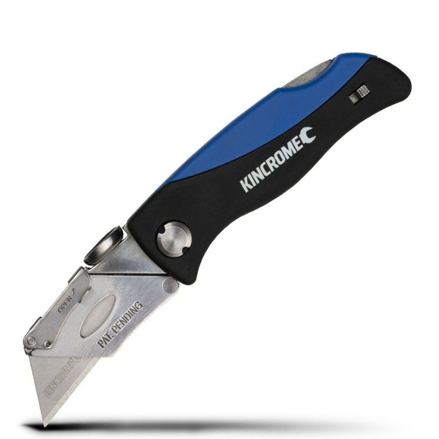 Kincrome Tools Kincrome | Kincrome 160Mm Folding Utility Knife Lock Back Trend Model